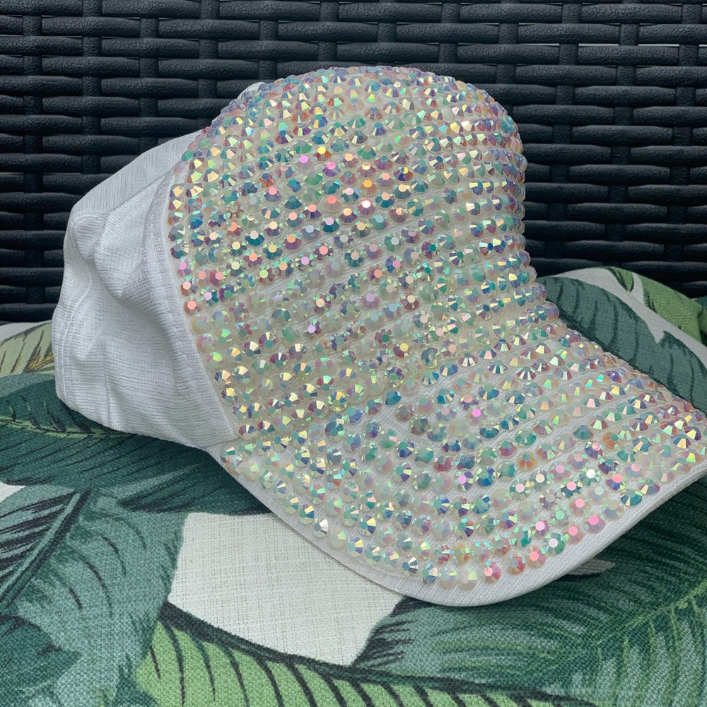 Bling bridal trucker hat for bachelorette